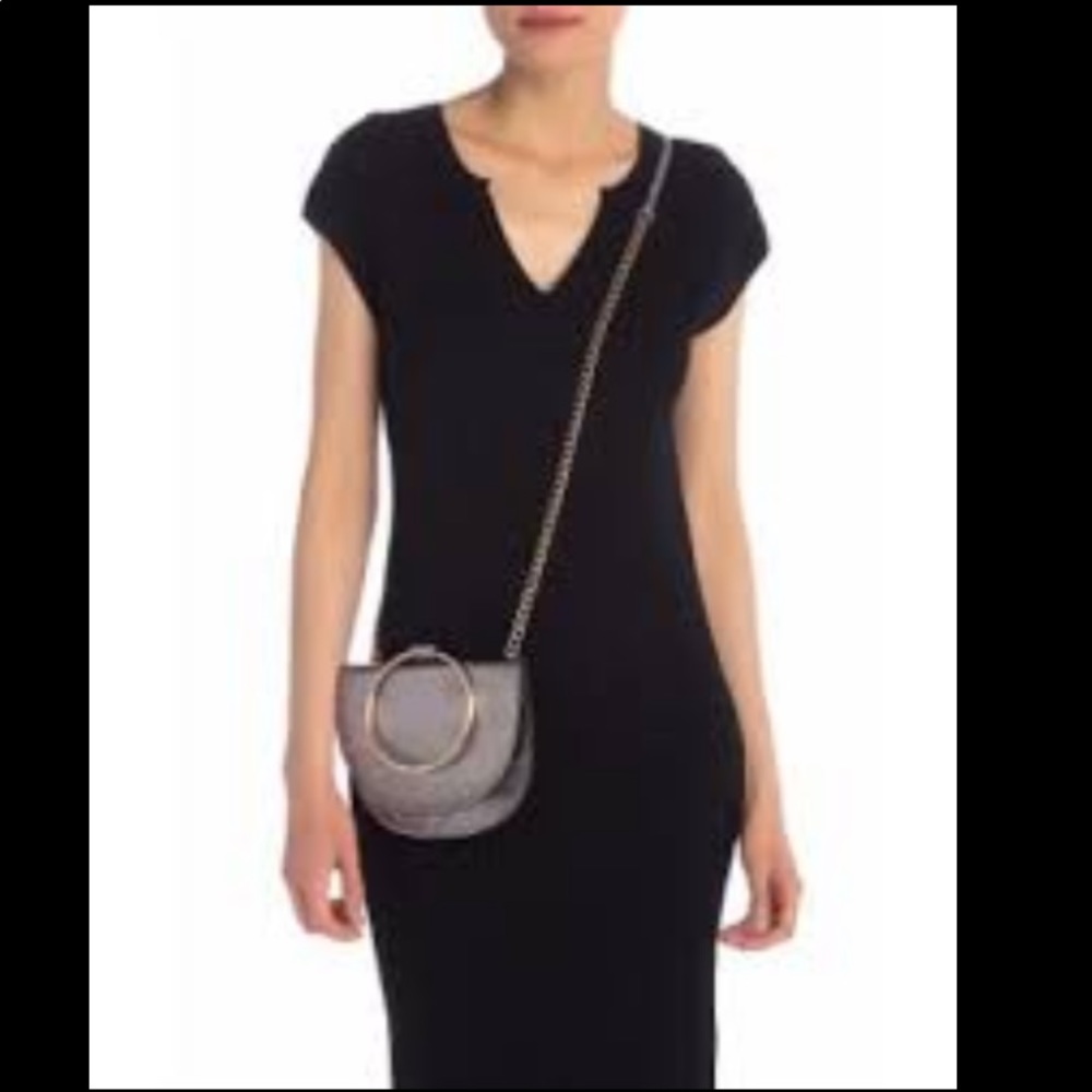 Pewter purse-silver